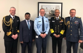 Visit of Admiral Karambir Singh, Indian Navy Chief to New Zealand after a gap of 9 years